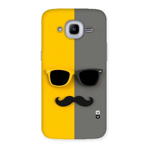 Sunglasses and Moustache Back Case for Samsung Galaxy J2 2016